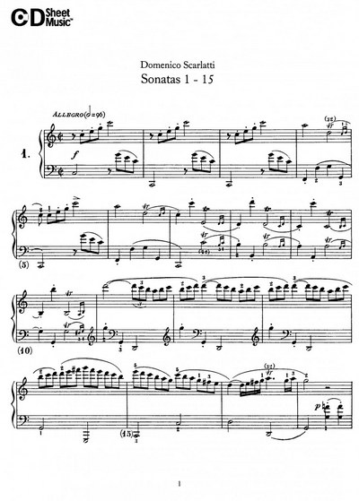 Haydn and Scarlatti Piano Sonatas Screenshot